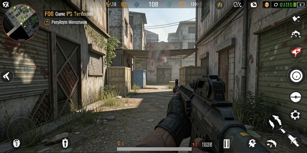 Screenshot gameplay yang menampilkan aksi mendebarkan di FO8.