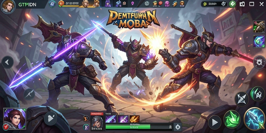 Tampilan gameplay GTPIDN yang menarik dan seru.