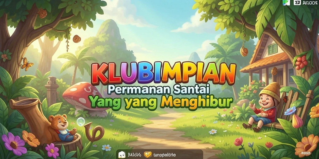 Gameplay santai dan menyenangkan dari KLUBIMPIAN yang menghibur.