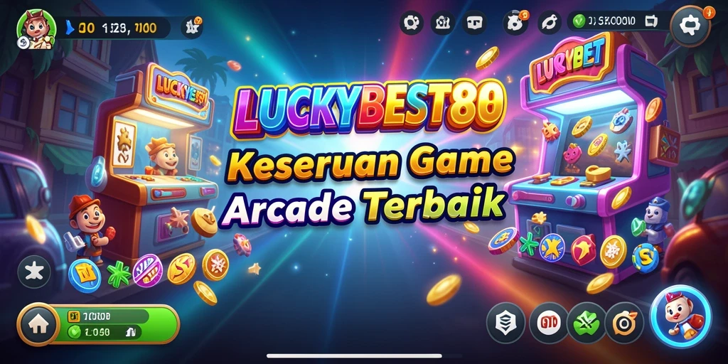 Tangkapan layar menampilkan aksi seru dalam gameplay LUCKYBEST88.