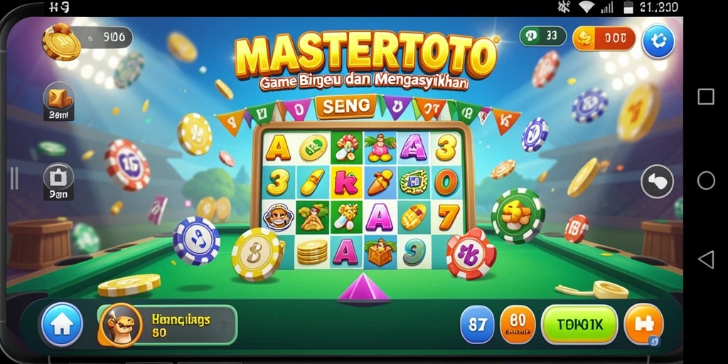 Gameplay MASTERTOTO menampilkan keseruan bermain Bingo secara interaktif.