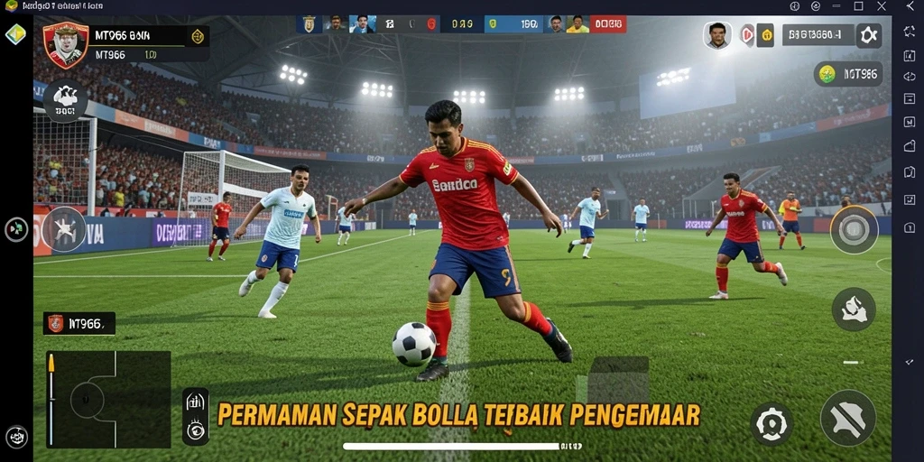 Tampilan gameplay MT966 yang memukau dan mendebarkan saat pertandingan hebat.