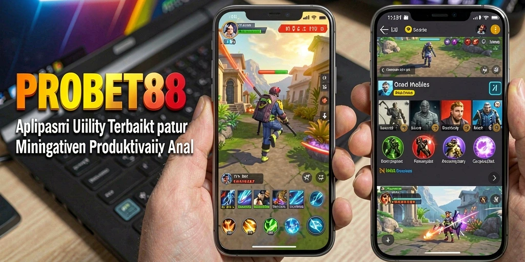 Tampilan antarmuka sederhana dan intuitif dari PROBET88.