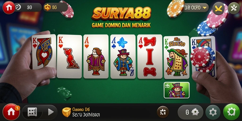 Tampilan gameplay SURYA88 yang menarik dan interaktif.