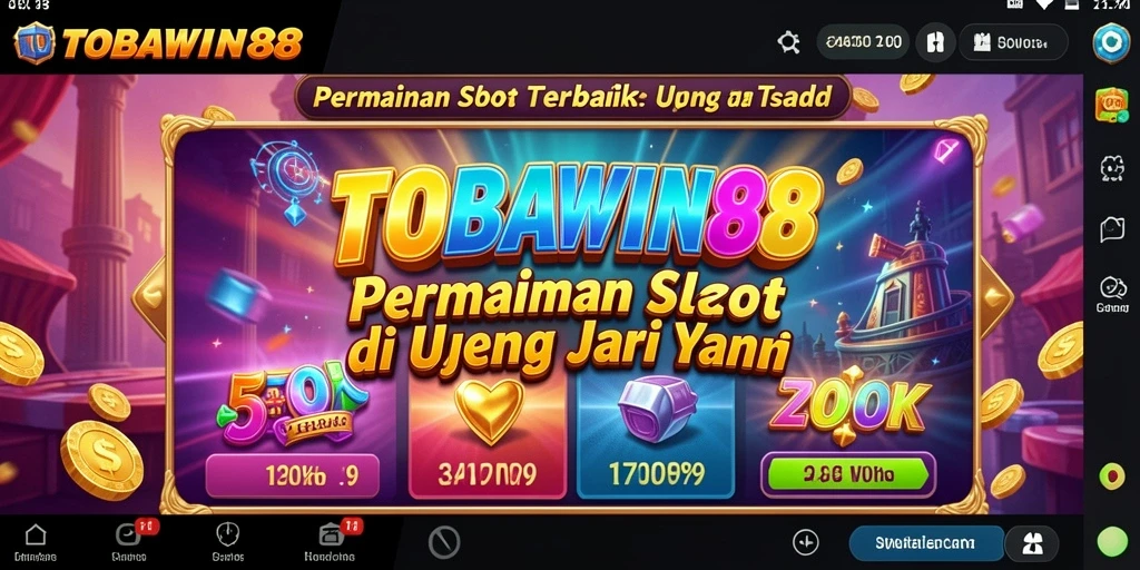 Gameplay menarik dari TOBAWIN88 dengan tema slot yang beragam.